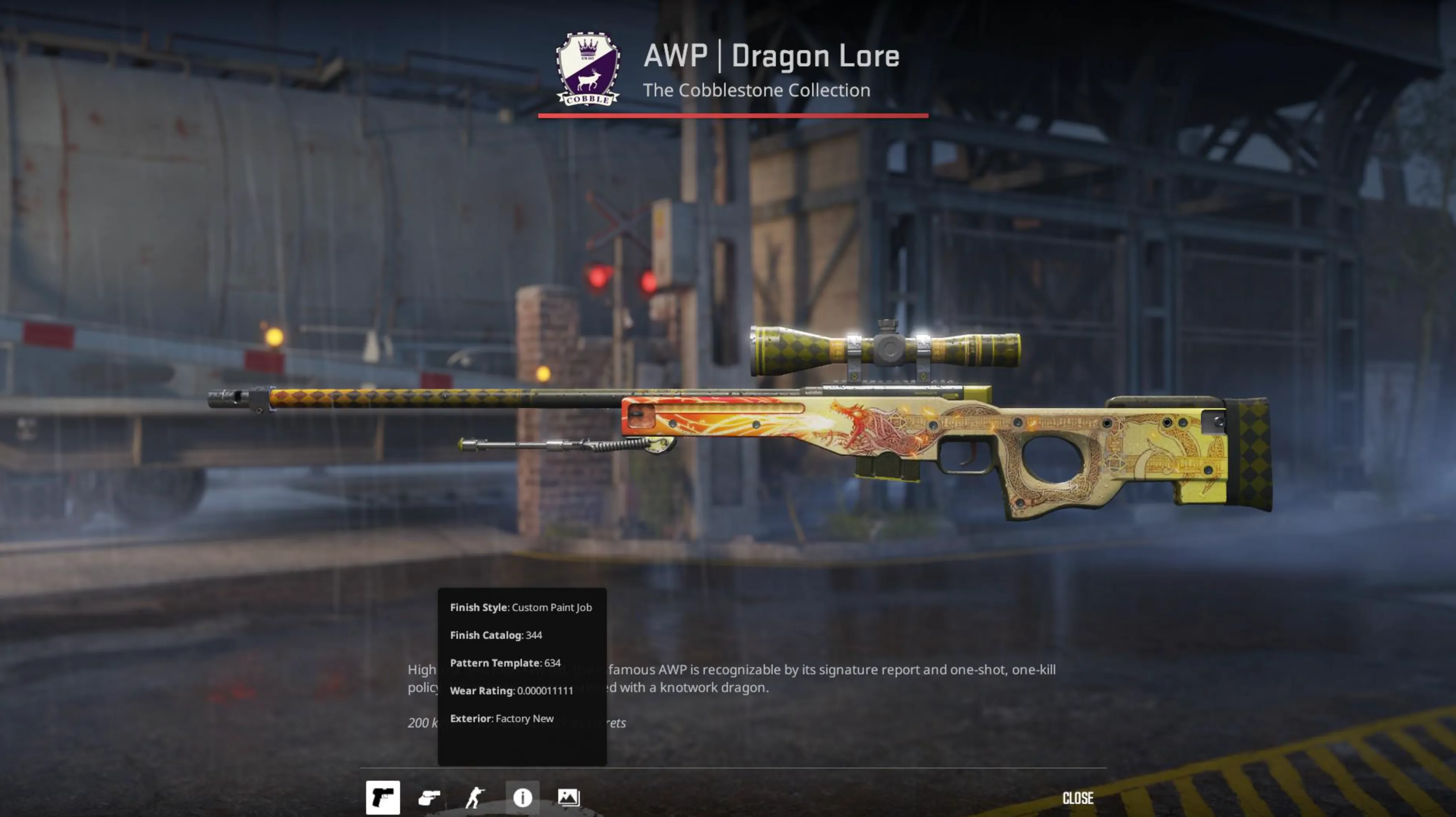AWP Dragon Lore